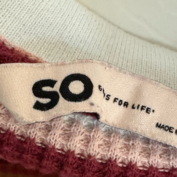 Retro SO 70s Vibe Striped Small White Polo Top Shirt Women’s S MINTY - Picture 5 of 6